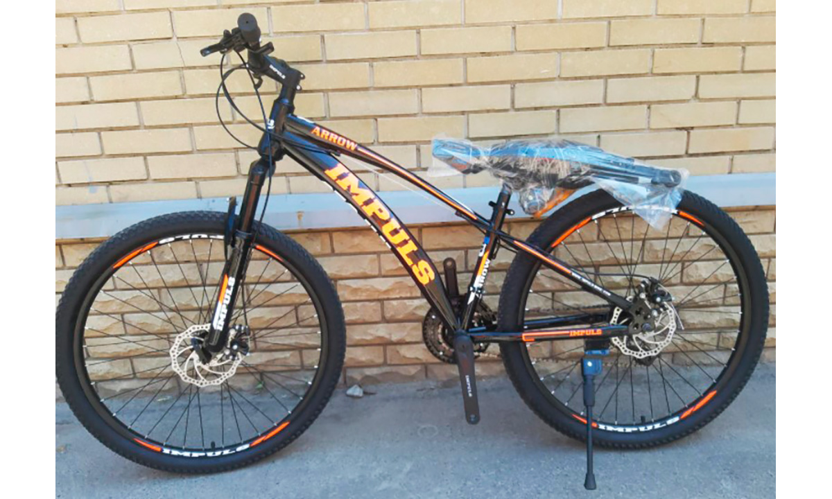 Фотографія Велосипед IMPULS ARROW 26" 2021, розмір S, чорно-жовтогарячий